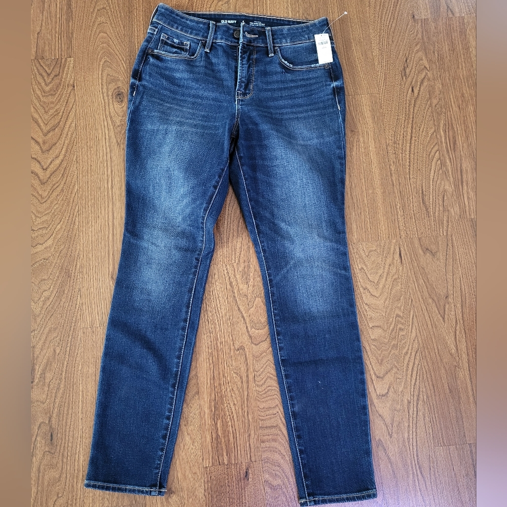 Brand New Old Navy High Rise Pop Icon Skinny Jeans 4 Petite